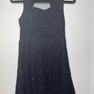 EUC Fire Los Angeles Black Lace & Mesh Party Club Dress Size Juniors Medium